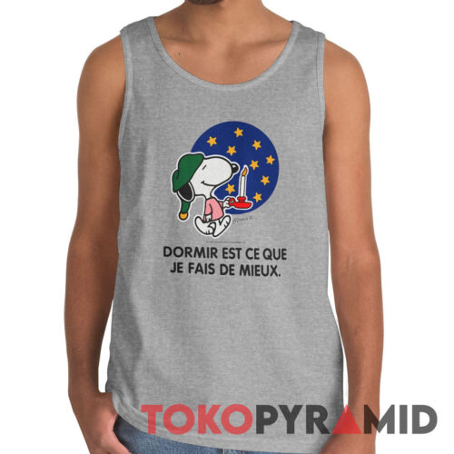 Rare 1958 Snoopy Dormir Est Ce Que Je Fais De Mieux Tank Top Rare 1958 Snoopy Dormir Est Ce Que Je Fais De Mieux Tank Top