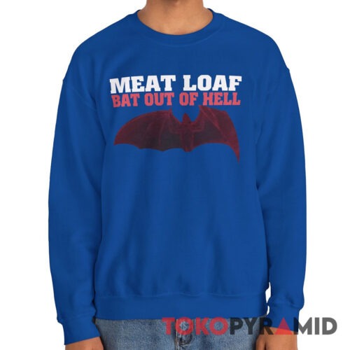 Rare 1977 Meat Loaf Bat Out Of Hell Sweatshirt