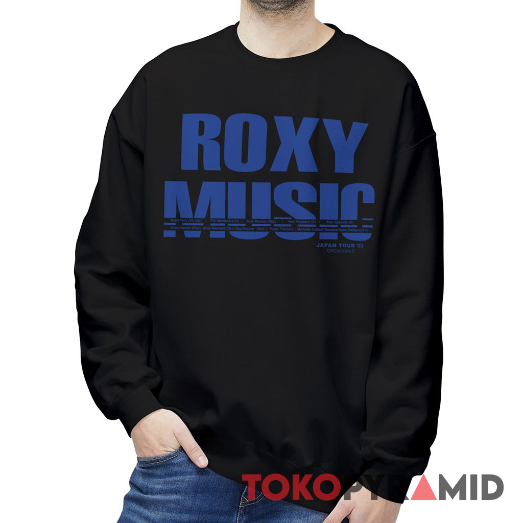 Rare 1983 Roxy Music Japan Tour Sweatshirt Rare 1983 Roxy Music Japan Tour Sweatshirt