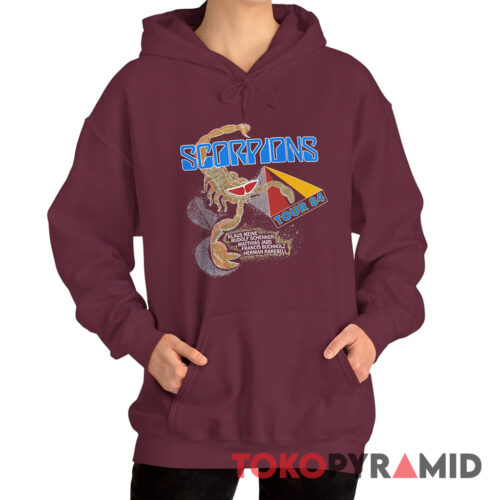 Rare 1984 Scorpions Tour Hoodie