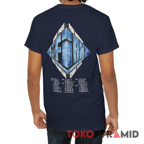 Rare 1985 The Firm Jimmy Page Tour Shirt Back