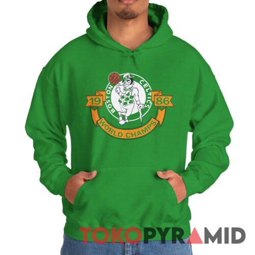 Rare 1986 Boston Celtics World Champs Hoodie