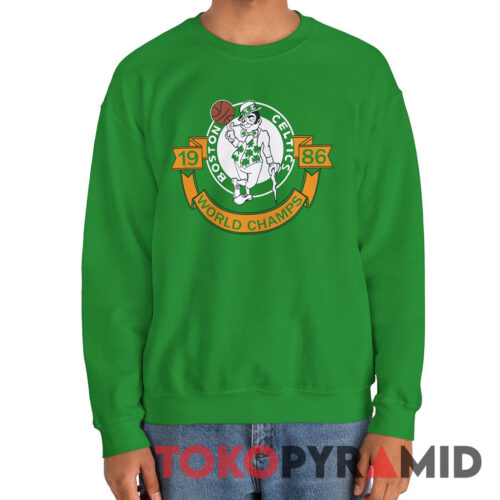 Rare 1986 Boston Celtics World Champs Sweatshirt
