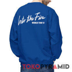 Rare 1987 Bryan Adams Into The Fire World Tour Sweatshirt