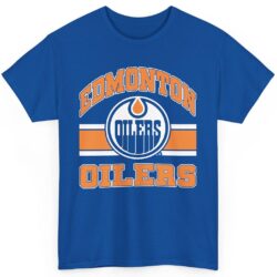 Rare 1988 Edmonton Oilers Spell Out NHL Shirt