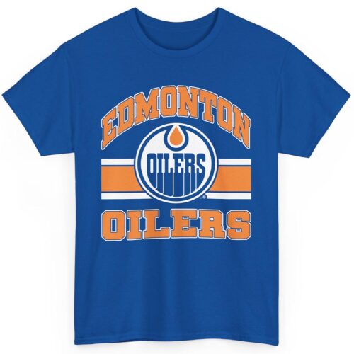Rare 1988 Edmonton Oilers Spell Out NHL Shirt