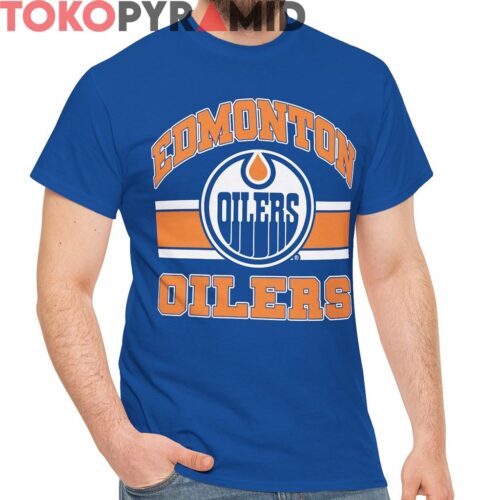 Rare 1988 Edmonton Oilers Spell Out NHL Shirt