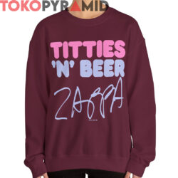 Rare 1988 Frank Zappa Titties N Beer Shirt 4 Rare 1988 Frank Zappa Titties N Beer Shirt