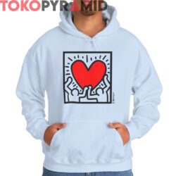 Rare 1988 Keith Haring Red Heart Shirt 3 Rare 1988 Keith Haring Red Heart Shirt