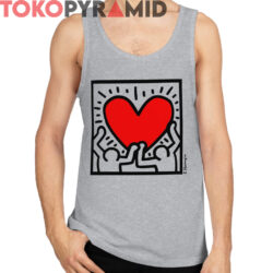 Rare 1988 Keith Haring Red Heart Shirt 4 Rare 1988 Keith Haring Red Heart Shirt