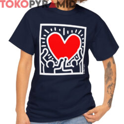 Rare 1988 Keith Haring Red Heart Shirt