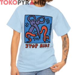Rare 1989 Keith Haring Stop Aids Shirt