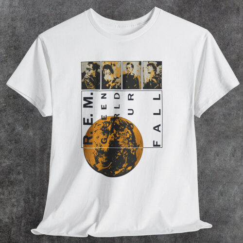 Rare 1989 REM Green World Tour Fall Shirt