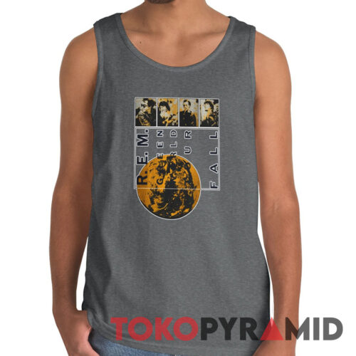 Rare 1989 REM Green World Tour Fall Tank Top
