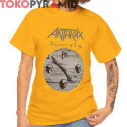 ANTHRAX BROCKUM パーシステンス・オブ・タイム Tシャツ 1990 Vintage 1990 Anthrax Persistence Of Time Tour T-Shirt