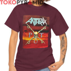 Rare 1990 Anthrax Persistence Of Time Tour Shirt 2-Sided 2 Rare 1990 Anthrax Persistence Of Time Tour Shirt 2 Sided