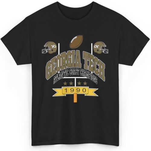 Rare 1990 Atlantic Coast Champions Georgia Tech Shirt