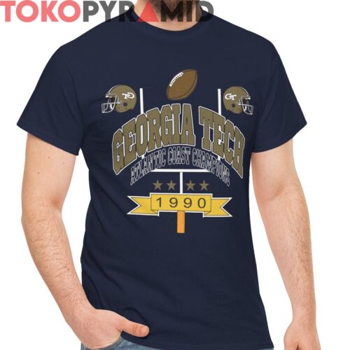 Rare 1990 Atlantic Coast Champions Georgia Tech Shirt