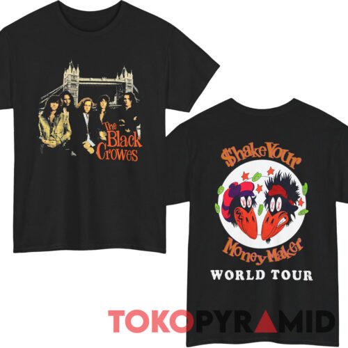 Rare 1990 Black Crowes Shake Your Money Maker World Tour Shirt