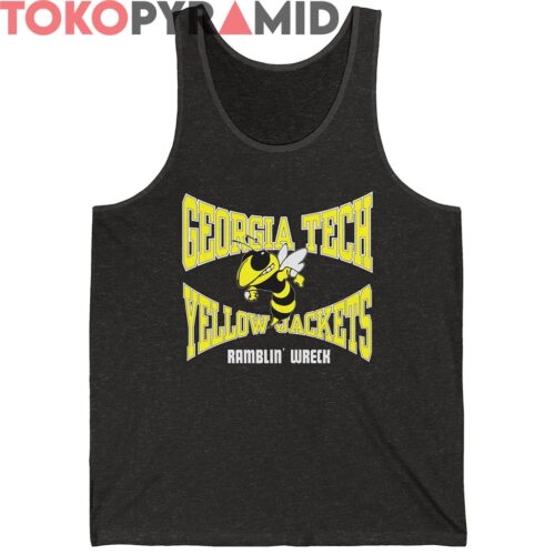 Rare 1990 Georgia Tech Yellow Jackets Shirt Ramblin Wreck