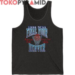 Rare 1990 NCAA Final Four Denver Shirt Arkansas Duke Georgia Tech UNLV