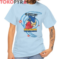 Rare 1991 Segasonic The Hedgehog No Speed Limit Shirt