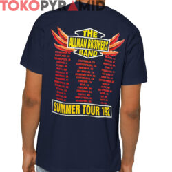 Rare 1992 Allman Brothers Summer Tour Shirt 2 Rare 1992 Allman Brothers Summer Tour Shirt