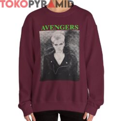 Rare 1993 Avengers Paint It Black Shirt 3 Rare 1993 Avengers Paint It Black Thin White Line Shirt