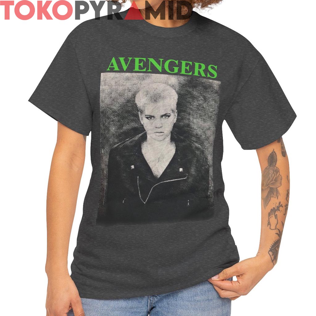 Rare 1993 Avengers Paint It Black Thin White Line Shirt Rare 1993 Avengers Paint It Black Thin White Line Shirt