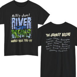 Rare 1993 Billy Joel River Of Dreams World Tour Shirt