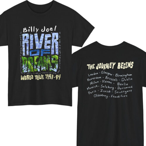 Rare 1993 Billy Joel River Of Dreams World Tour Shirt