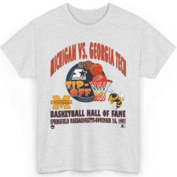 Rare 1993 Michigan Vs Georgia Tech Shirt