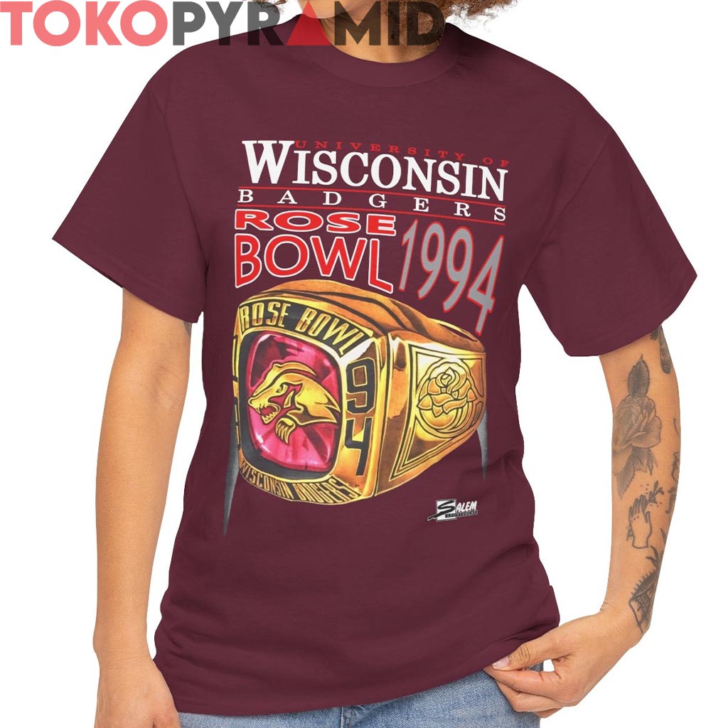 Rare 1994 Wisconsin Badgers Rose Bowl Ring Shirt Rare 1994 Wisconsin Badgers Rose Bowl Ring Shirt