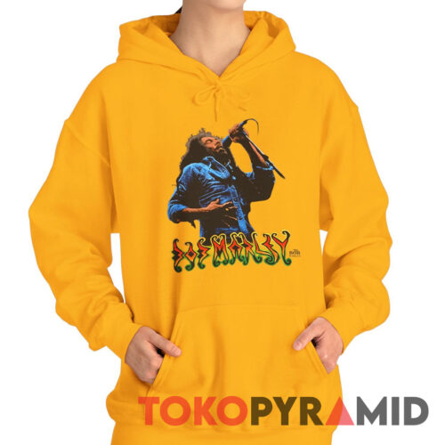 Rare 1995 Bob Marley Liquid Blue Hoodie
