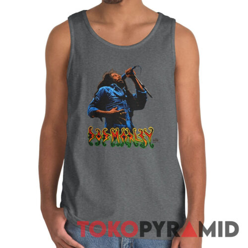 Rare 1995 Bob Marley Liquid Blue Tank Top