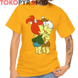 Rare 1995 Cute Flintstones Pebbles Bamm Bamm Shirt