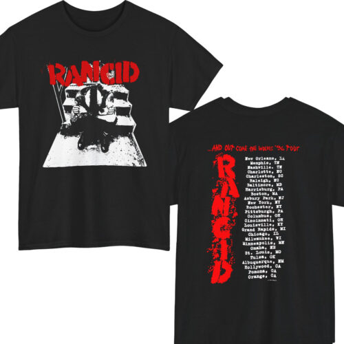 Rare 1996 Rancid And Out Come The Wolves Shirt