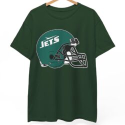 Rare 1997 New York Jets Big Helmet Shirt