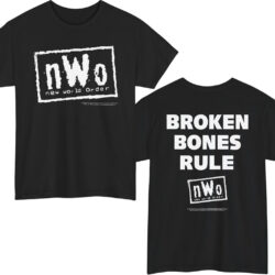 Rare 1998 NWO Broken Bones Rule Shirt