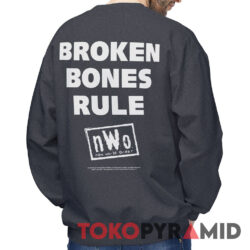 Rare 1998 NWO Broken Bones Rule Sweatshirt