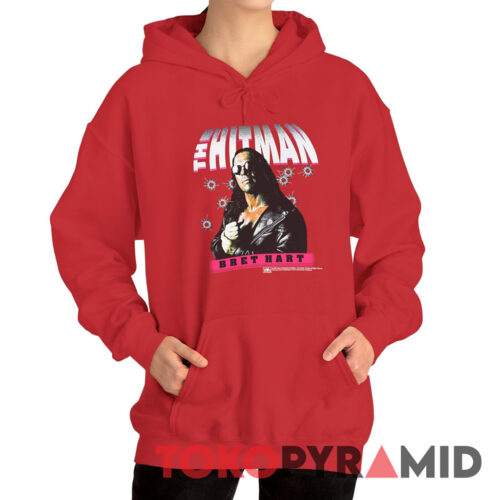 Rare 1998 The Hitman Bret Hart Hoodie