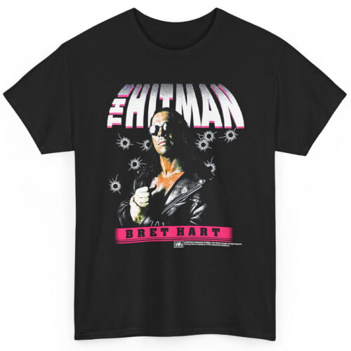 Rare 1998 The Hitman Bret Hart Shirt