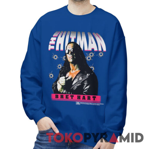 Rare 1998 The Hitman Bret Hart Sweatshirt
