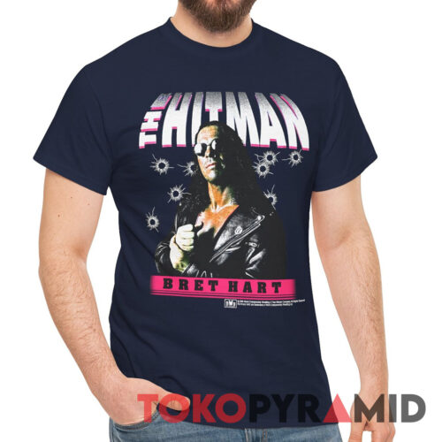 Rare 1998 The Hitman Bret Hart Tee