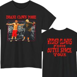 Rare 2000 ICP Wicked Clown From Outer Space Tour Shirt 2 Sided