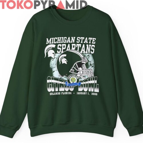 Rare 2000 Michigan State Spartan Citrus Bowl Shirt