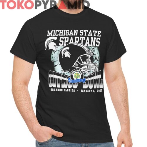 Rare 2000 Michigan State Spartan Citrus Bowl Shirt