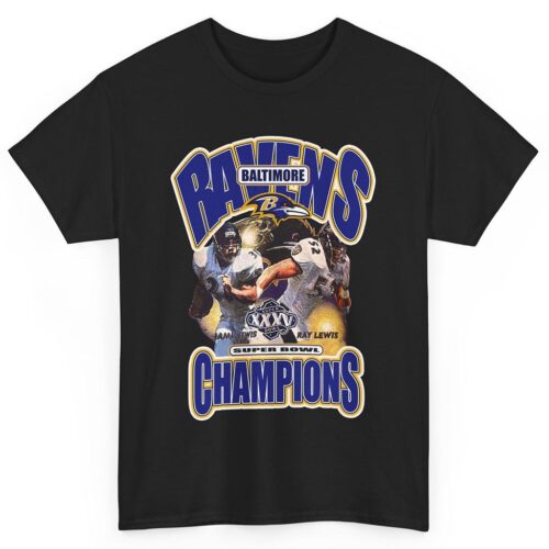 2001 Baltimore Ravens Super Bowl XXXV Shirt