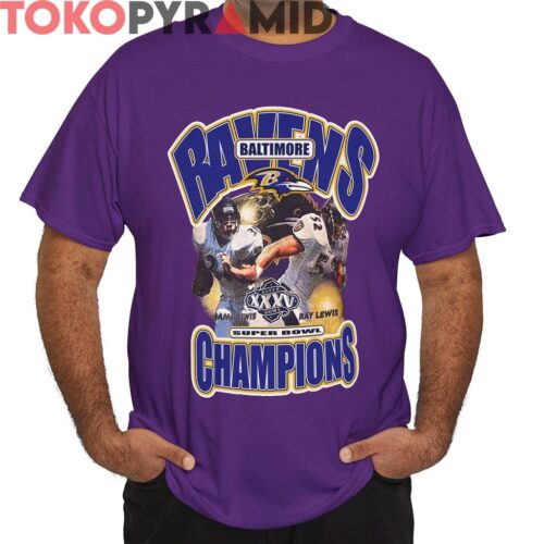 2001 Baltimore Ravens Super Bowl XXXV Shirt
