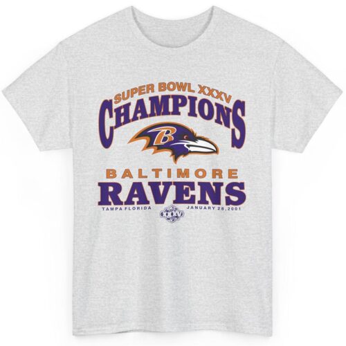 Rare 2001 Ravens Baltimore Super Bowl XXXV Shirt Rare 2001 Ravens Baltimore Super Bowl XXXV Shirt